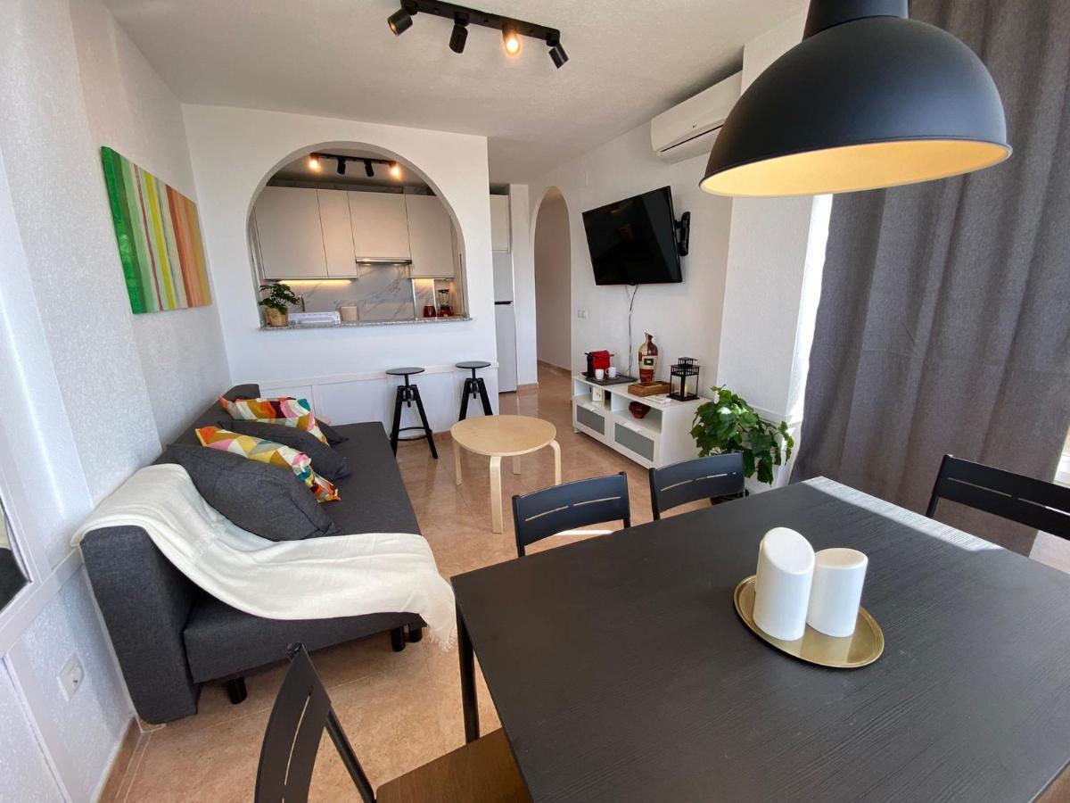Apartamento Diorama D Con Impresionante Vista, Piscina Y Parking เบนัลมาเดนา ภายนอก รูปภาพ